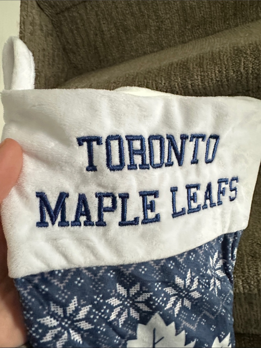 Toronto maple leaf’s stocking - Picture 3 of 4